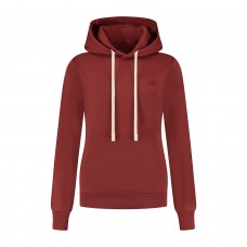 Dames Blue Fleece Hoody - Dark Terra