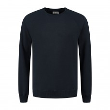 Heren Eurocotton Sweater- Blue Depth