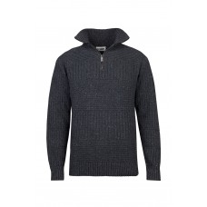 Heren Waddensea Sweater - Anthracite/Blue