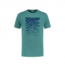 Heren Pure Ripple T-shirt - Smaragd