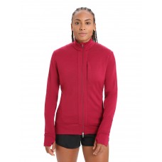 Dames Quantum III LS Zip - Cherry