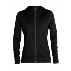 Dames Quantum III LS Zip Hood - Black