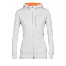 Dames Quantum III LS Zip Hoodie - Ether/Flash 