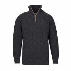 Heren Essential Everyday Zip Sweater - Navy/Blue