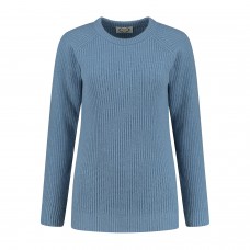 Dames Essential Sweater - Light Blue Melange 