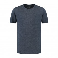 Heren Woolcel Tshirt - Mood Indigo L