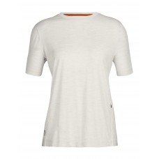 Dames Merino T-Shirt - Ecru HTHR / Maat S