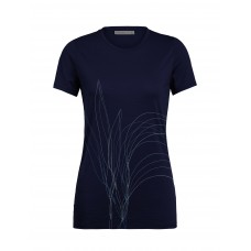 Dames Spector SS Crewe Leaf - Midnight Navy / Maat S