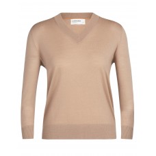 Dames Wilcox LS V Sweater - Praline / Maat S