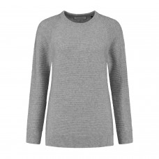 Dames Woolcel Pullover - Grey Melange