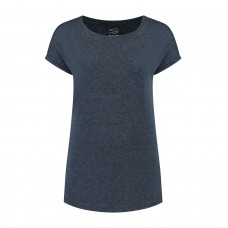 Dames Woolcel Tshirt - Mood Indigo